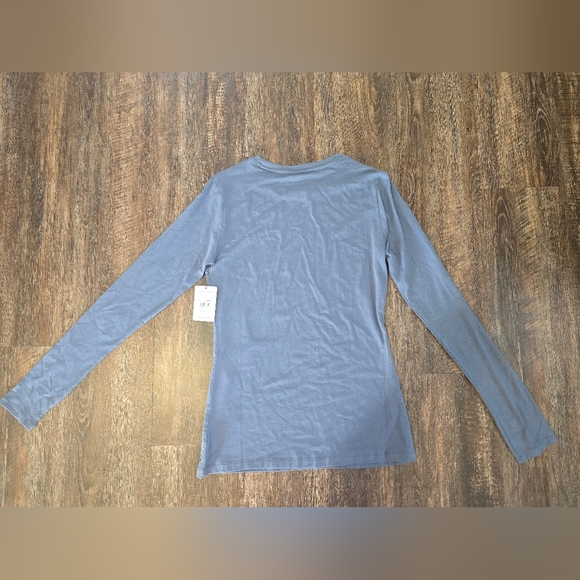 Tommy John Second Skin Long Sleeve Crew Tee Bering Sea Small NWT - Picture 2 of 5